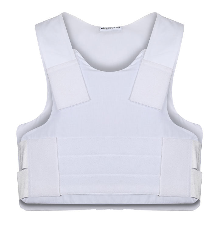 Gilet pare-balles, anti-couteau et ponction en coton II - Blanc